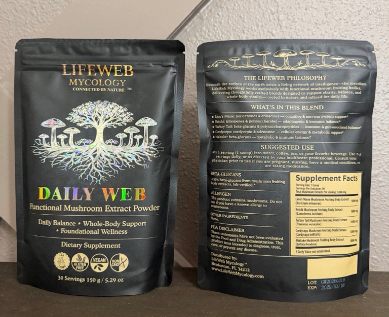 Daily Web Mushroom Extract Powder